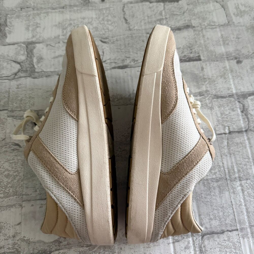 OluKai Kīlea Women's Sneaker Retro Tan Tapa Beach Lifestyle Minimalist Casual 9 - Picture 5 of 8